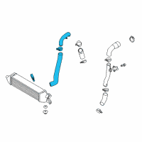 OEM 2010 Hyundai Genesis Coupe Hose-INTERCOOLER Inlet Diagram - 28272-2C000