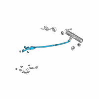 OEM Toyota RAV4 Center Pipe Diagram - 17420-28050