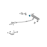 OEM 2016 Scion iM Hanger Rubber Mount Diagram - 17565-64180