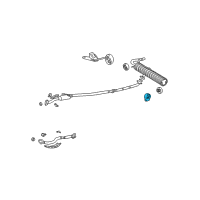 OEM 2003 Toyota RAV4 Muffler & Pipe Rubber Mount Diagram - 17565-15070