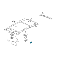 OEM 2002 Saturn Vue Switch Asm, Sun Roof *Shale Diagram - 22723350