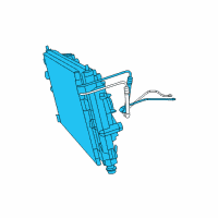 OEM 2012 Dodge Avenger Hose-Oil Cooler Inlet Diagram - 5058363AD