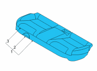 OEM Kia Niro Cushion Assembly-Rear Seat Diagram - 89100G5000AY2