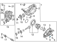 OEM Hyundai Santa Fe XL Gasket Diagram - 53084-39000