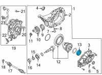 OEM Kia K900 Bearing-Differential Diagram - 530663C321