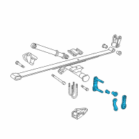 OEM Dodge B150 Spring Diagram - 4131312