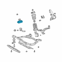 OEM 2000 Lexus ES300 Seat, Front Spring, Upper Diagram - 48471-41010