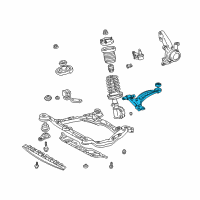 OEM 1999 Toyota Camry Lower Control Arm Diagram - 48069-07030