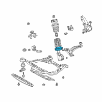 OEM Lexus Insulator, Front Coil Spring Diagram - 48158-33020