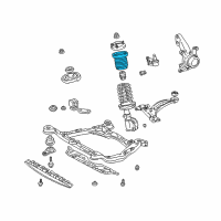 OEM 2004 Toyota Avalon Upper Insulator Diagram - 48157-07012