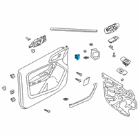 OEM 2022 Ford Ranger Lock Switch Diagram - JB3Z-14028-AA