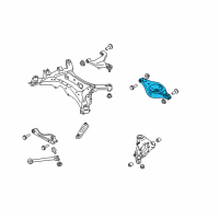 OEM 2004 Nissan Quest Link Complete Rear Suspension Lower Rear R Diagram - 551B0-CK000