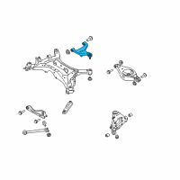 OEM 2004 Nissan Quest Arm Rear Suspension RH Diagram - 55501-CK000