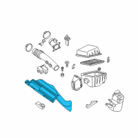 OEM Nissan Maxima Duct Assembly-Air Diagram - 16554-ZK30A