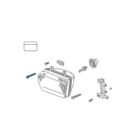 OEM 1996 Nissan Pathfinder Screw-Adjusting Diagram - 26022-0W001