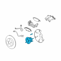 OEM 2007 Pontiac Torrent Hub & Bearing Diagram - 19206600