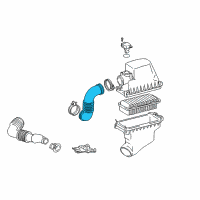 OEM 2000 Toyota Echo Inlet Duct Diagram - 17880-21061