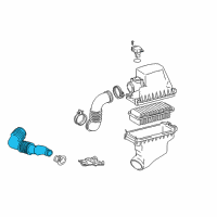 OEM 2005 Scion xA Outlet Hose Diagram - 17751-21040