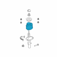 OEM Lincoln MKT Coil Spring Diagram - DE9Z-5310-C