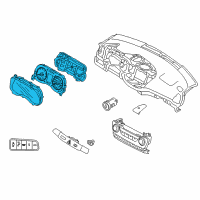 OEM 2018 Hyundai Tucson Instrument Cluster Diagram - 94001D3163