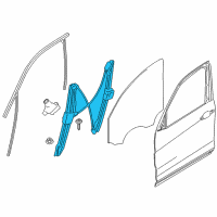 OEM BMW X3 Window Regulator Diagram - 51-33-7-355-635