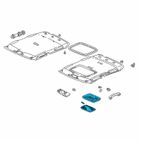 OEM Honda Accord Light Assembly, Interior (Light Lapis) Diagram - 34250-SV1-A12ZE