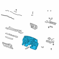 OEM 2007 Honda CR-V Insulator, Dashboard Diagram - 74260-SWA-A00