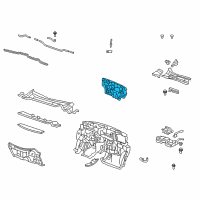 OEM 2007 Honda CR-V Insulator, Dashboard (Outer) Diagram - 74251-SXS-A00