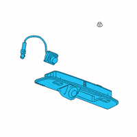 OEM Buick Envision License Lamp Diagram - 84515982
