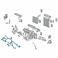 OEM Honda Sub-Wire Harn, A/C Diagram - 80650-TRW-A40