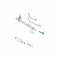 OEM Mercury Outer Tie Rod Diagram - AE5Z-3A130-A