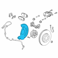 OEM 2019 Chevrolet Bolt EV Splash Shield Diagram - 42427548