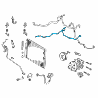 OEM 2005 Lexus GX470 Tube Diagram - 88716-6B531