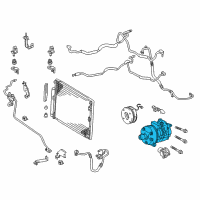 OEM 2006 Lexus GX470 Compressor Assembly Diagram - 88320-6A122