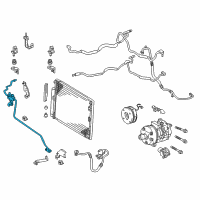 OEM Lexus GX470 Tube & Accessory Assembly Diagram - 88710-6B021