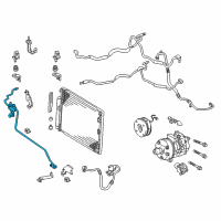 OEM 2009 Lexus GX470 Tube & Accessory Assembly Diagram - 88710-6B540