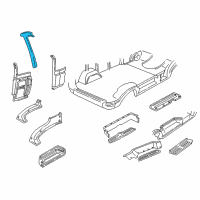 OEM 1986 Dodge B150 Pillar Panels Diagram - 5FL68SD5