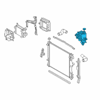 OEM Lexus Reserve Tank Assembly, R Diagram - 16470-70170