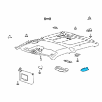 OEM Ford F-150 Dome Lamp Diagram - FL3Z-13776-AB