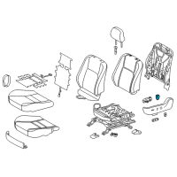 OEM 2013 Toyota 4Runner Adjust Switch Diagram - 84920-60090-C0