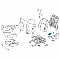 OEM 2019 Toyota 4Runner Adjuster Switch Diagram - 84070-60050