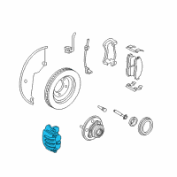 OEM 2009 Ford Ranger Caliper Diagram - 6L5Z-2B121-A