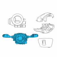 OEM 2021 BMW 330e xDrive Switch Unit Steering Column Diagram - 61-31-9-436-668