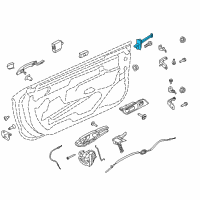 OEM 2016 Ford Mustang Door Check Diagram - FR3Z-6323552-B