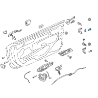 OEM 2020 Lincoln Nautilus Lower Hinge Bolt Diagram - -W716051-S442