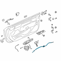 OEM 2018 Ford Mustang Cable Diagram - JR3Z63221A00A