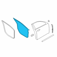 OEM 2011 Ford Taurus Door Weatherstrip Diagram - AG1Z-5420530-B