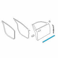 OEM 2019 Ford Taurus Lower Weatherstrip Diagram - AG1Z-5420758-A