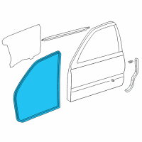 OEM 2002 Toyota 4Runner Surround Weatherstrip Diagram - 62312-35013