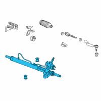 OEM 2008 Honda Accord Rack, Power Steering Diagram - 53601-TE1-A02